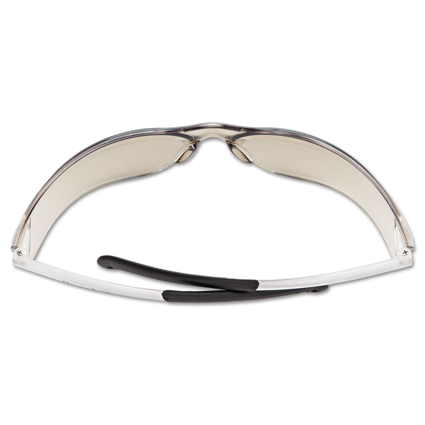 BearKat Safety Glasses, Frameless, Mirrored Silver Single Lens