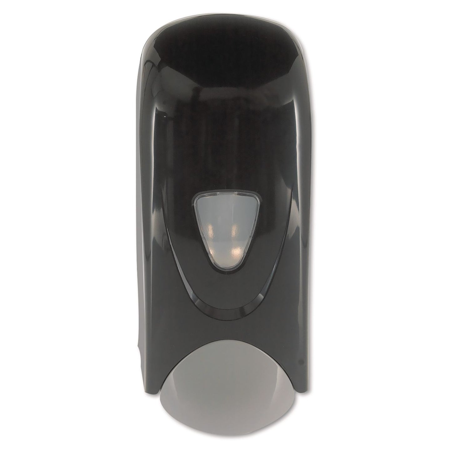 Foam-eeze Bulk Foam Soap Dispenser with Refillable Bottle, 1 L, 4.88 x 4.75 x 11, Black/Gray