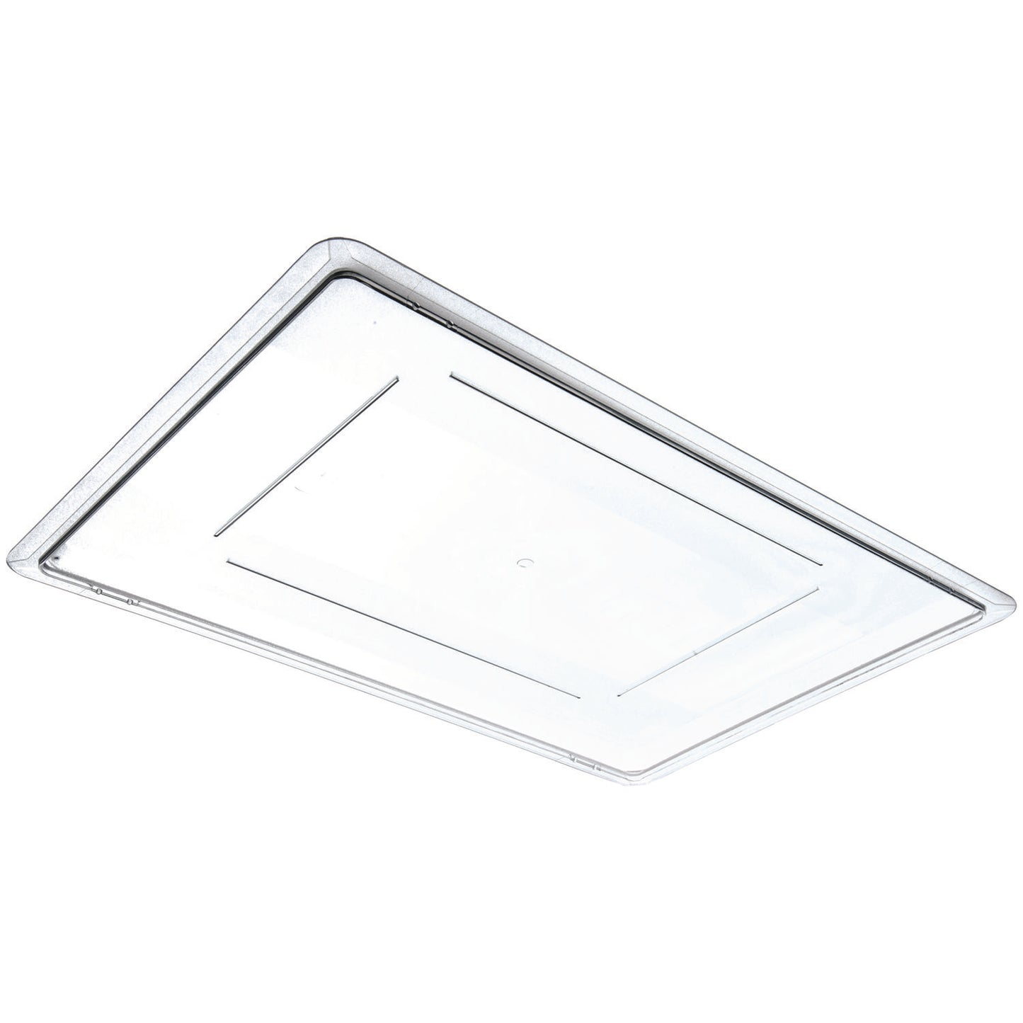 StorPlus Polycarbonate Food Storage Container Lid, 18 x 26 x 1.28, Clear, Plastic