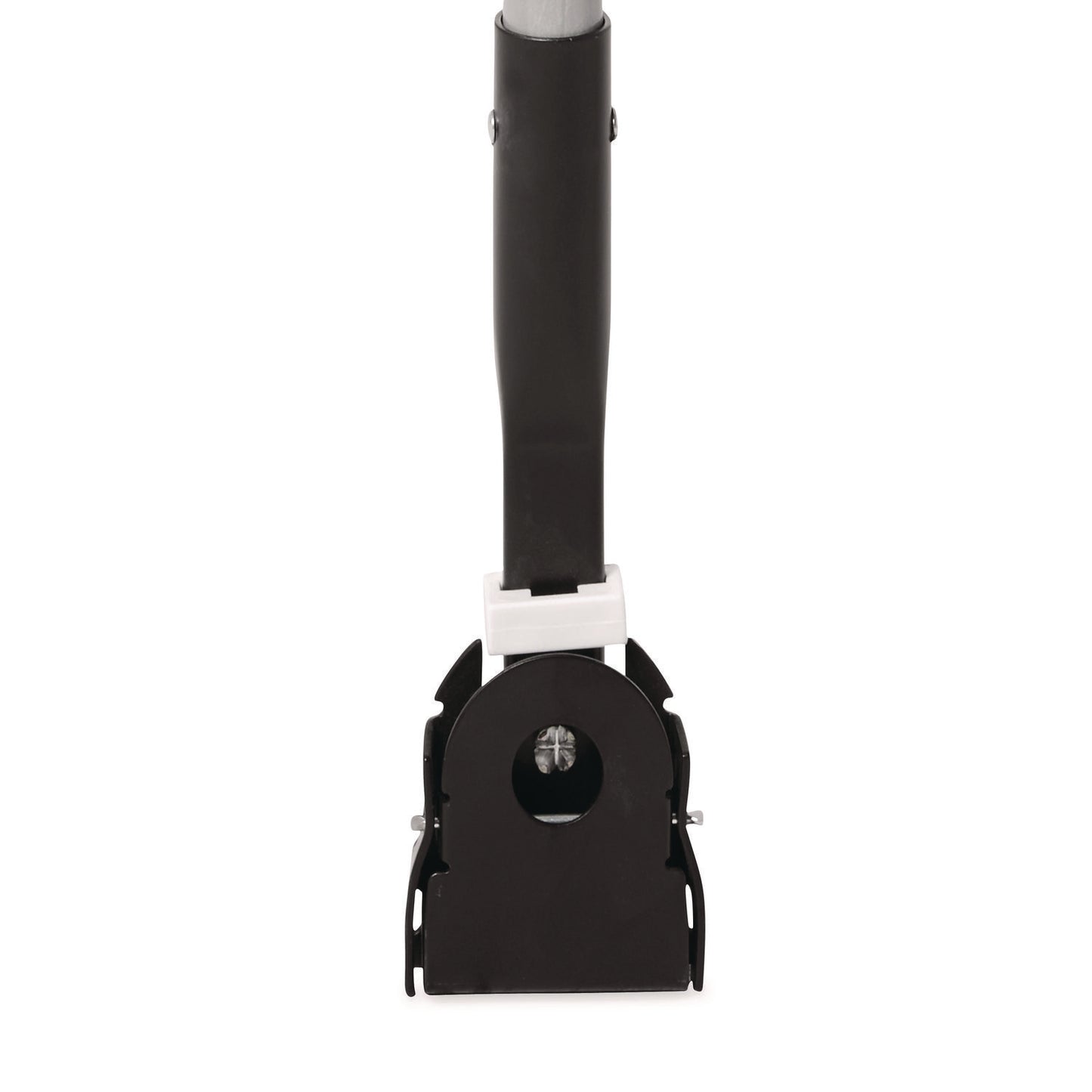 Snap-On Fiberglass Dust Mop Handle, 1" dia x 60", Gray/Black