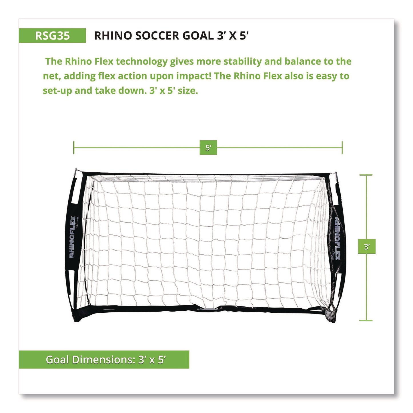 Rhino Soccer Goal, 36" x 60"