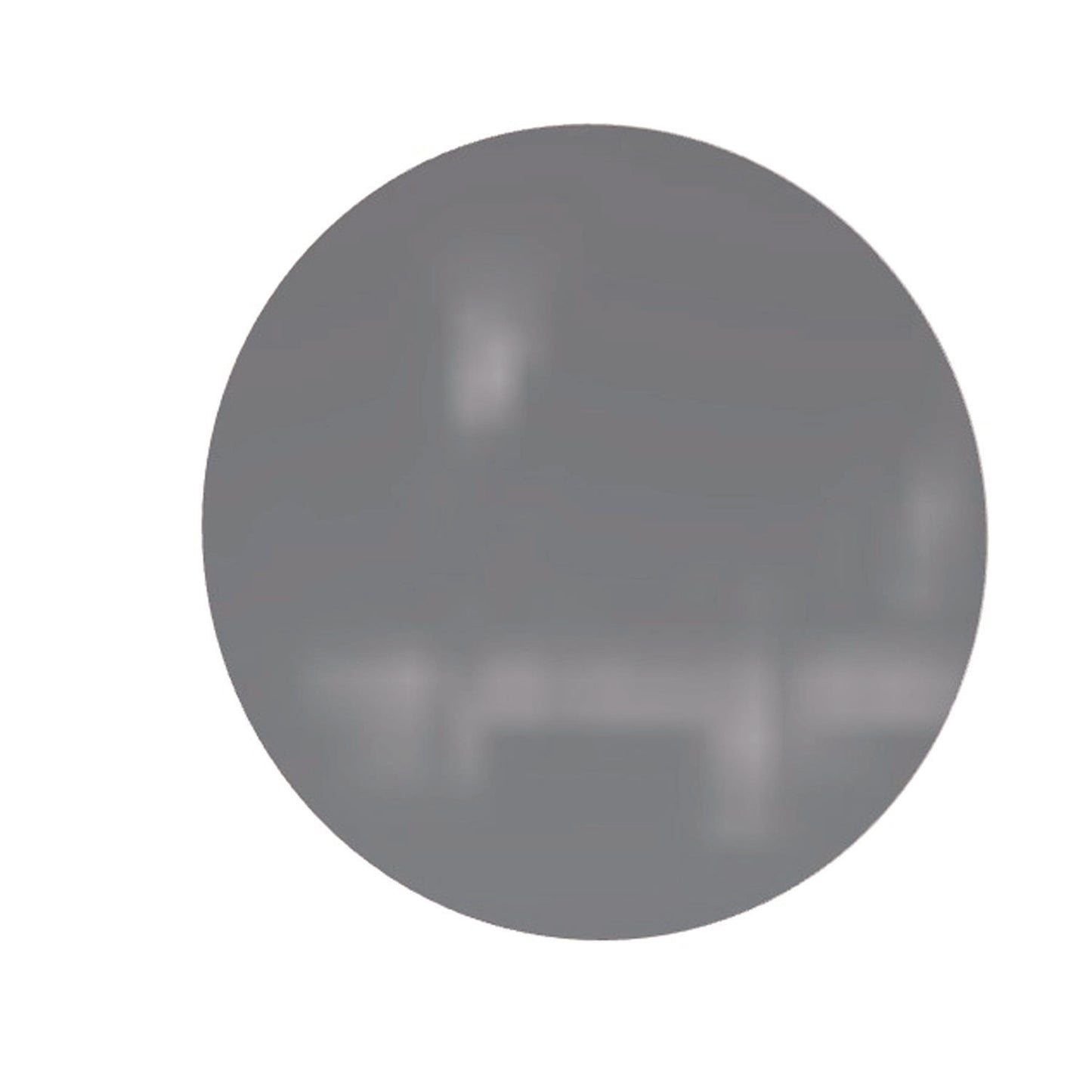 Coda Low Profile Circular Magnetic Glassboard, 36 x 36, Smoke Surface
