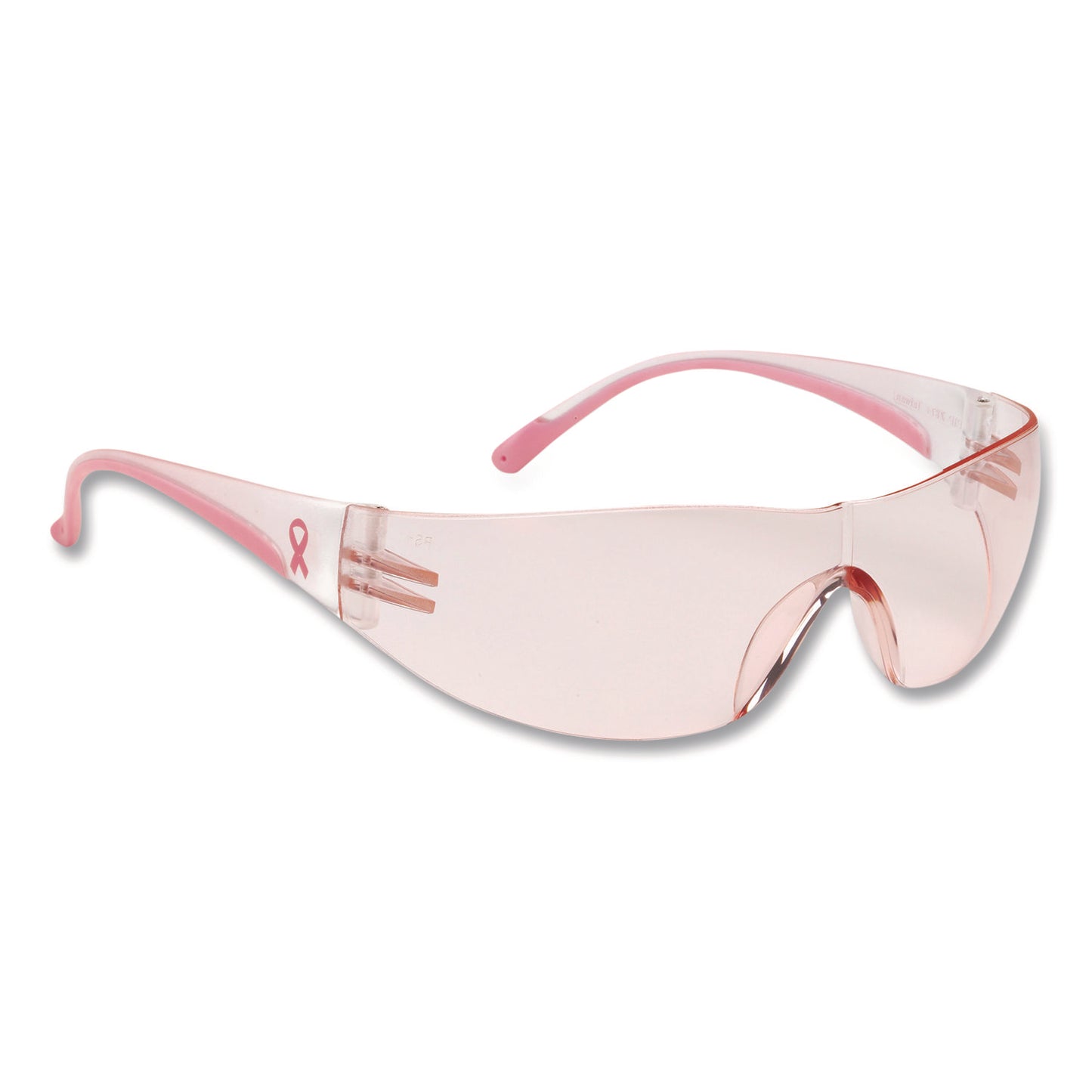 Eva Optical Safety Glasses, Frameless, Pink Single Lens