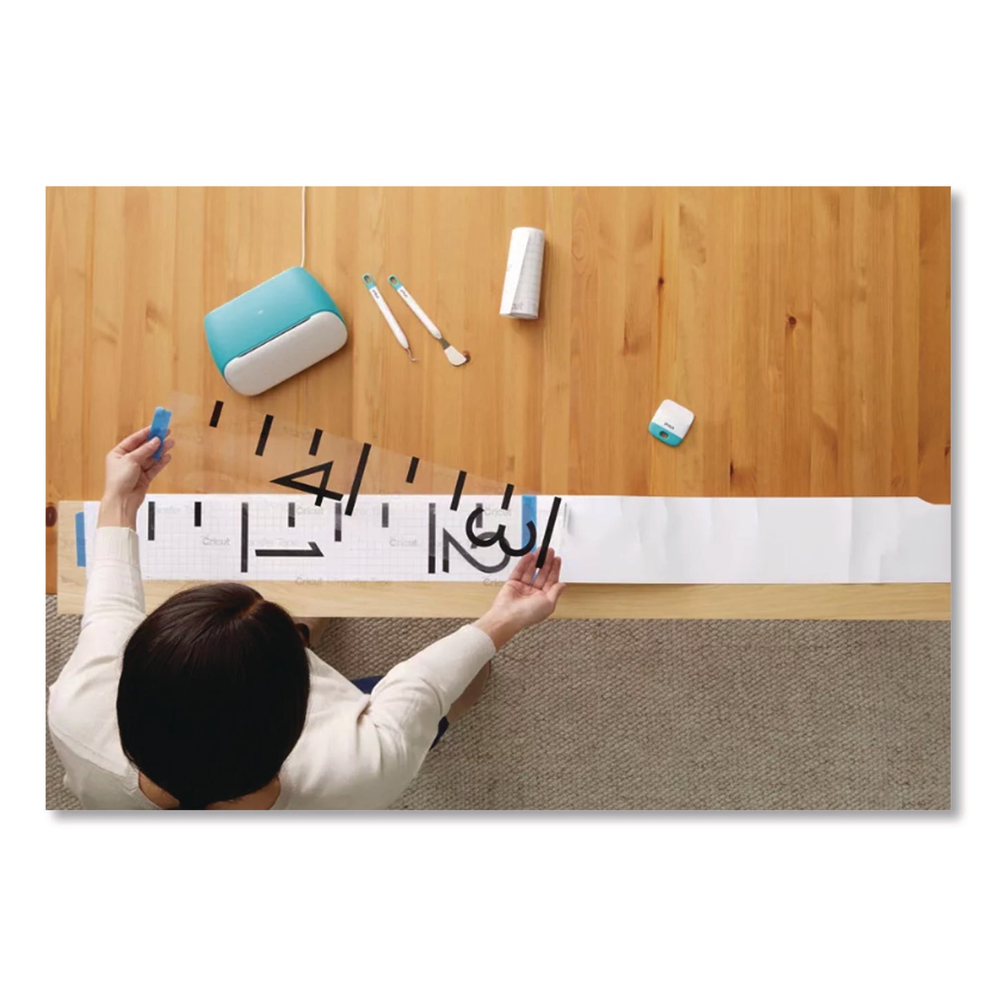 Joy Bulk Transfer Tape for Vinyl, 5.5" x 240", Clear