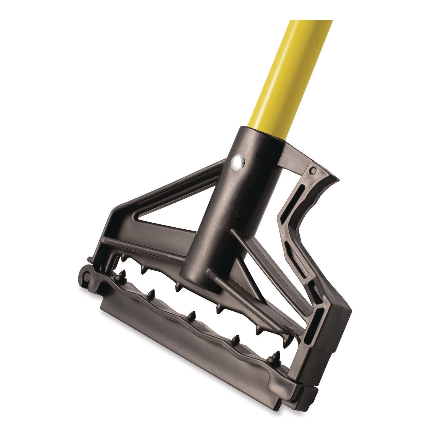 Sparta Spectrum Quik-Release Fiberglass Mop Handle, 1" dia x 60", Yellow