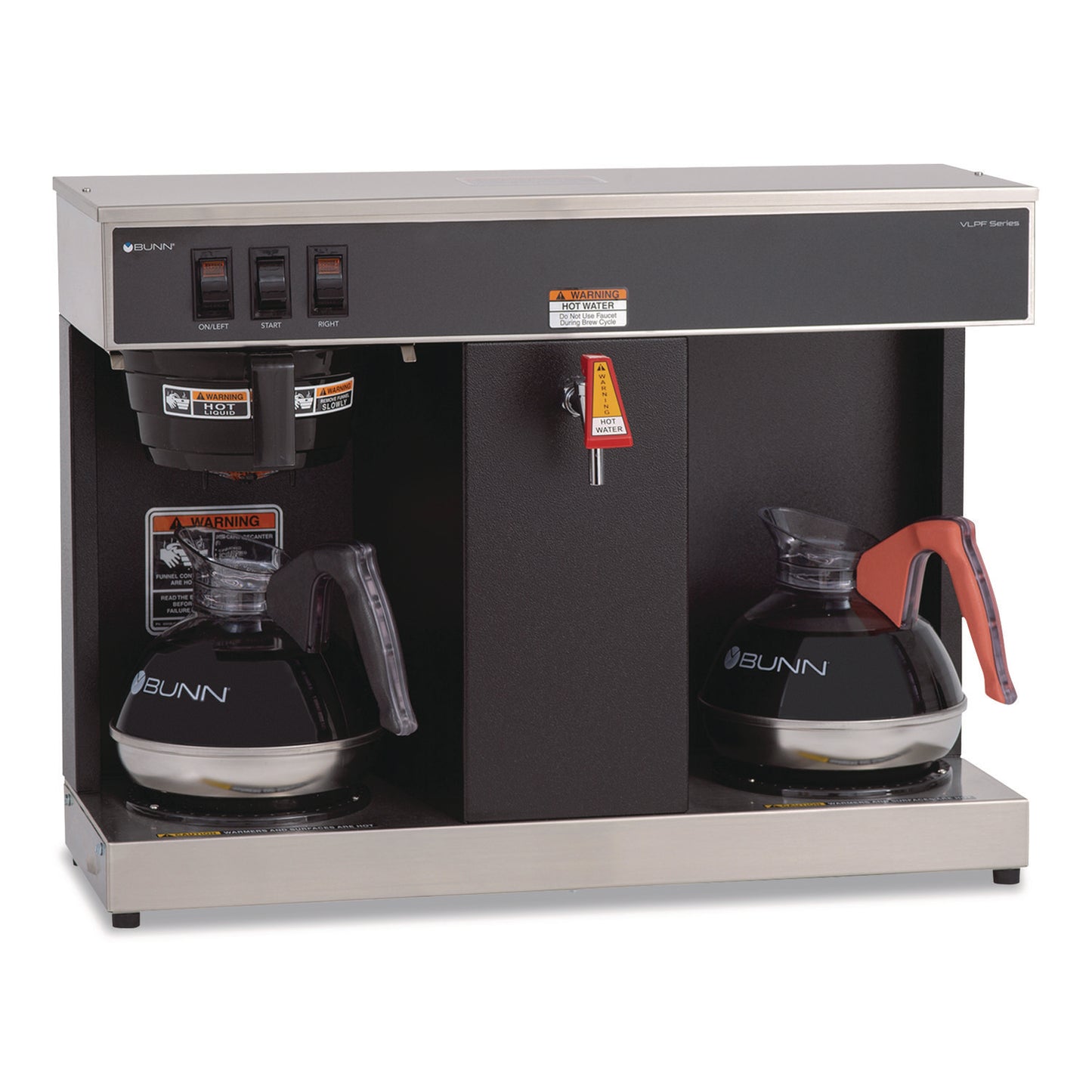 VLPF 12-Cup Automatic Coffee Brewer, Gray/Stainless Steel