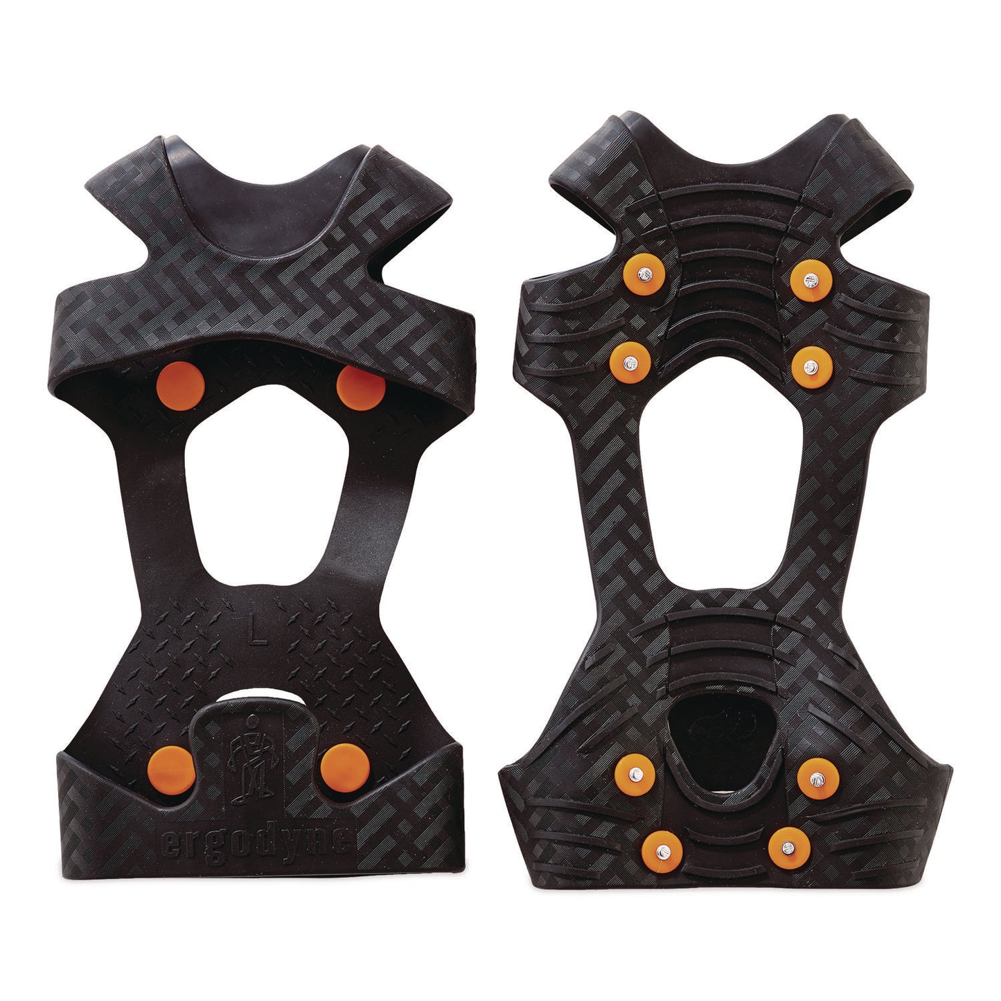 Trex 6300 One Piece Slip-on Ice Cleats, Large, Black, Pair