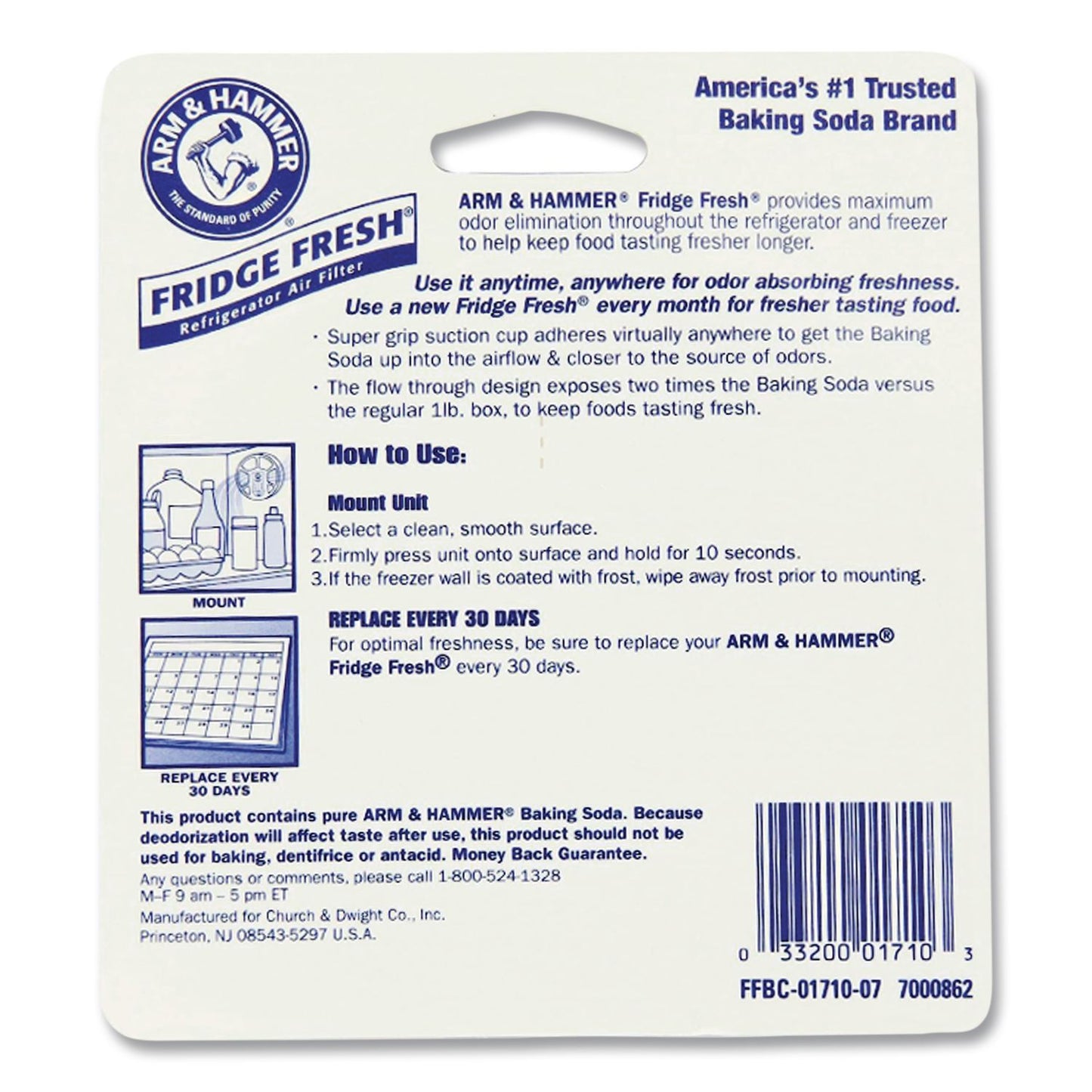 Fridge Fresh Baking Soda, Unscented, 5.5 Oz