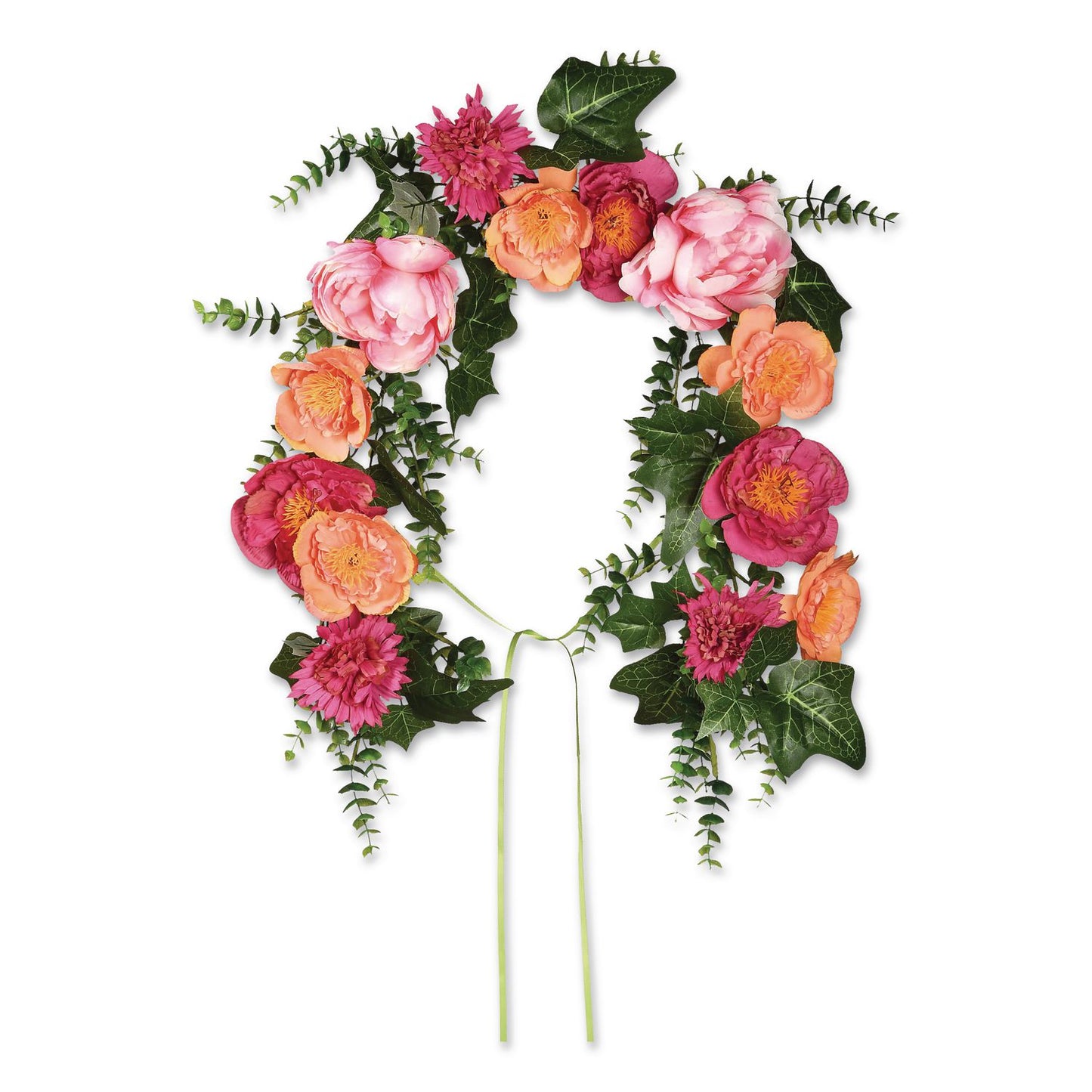 Spring Flowers Mailbox Swag, 36" Long, Pink