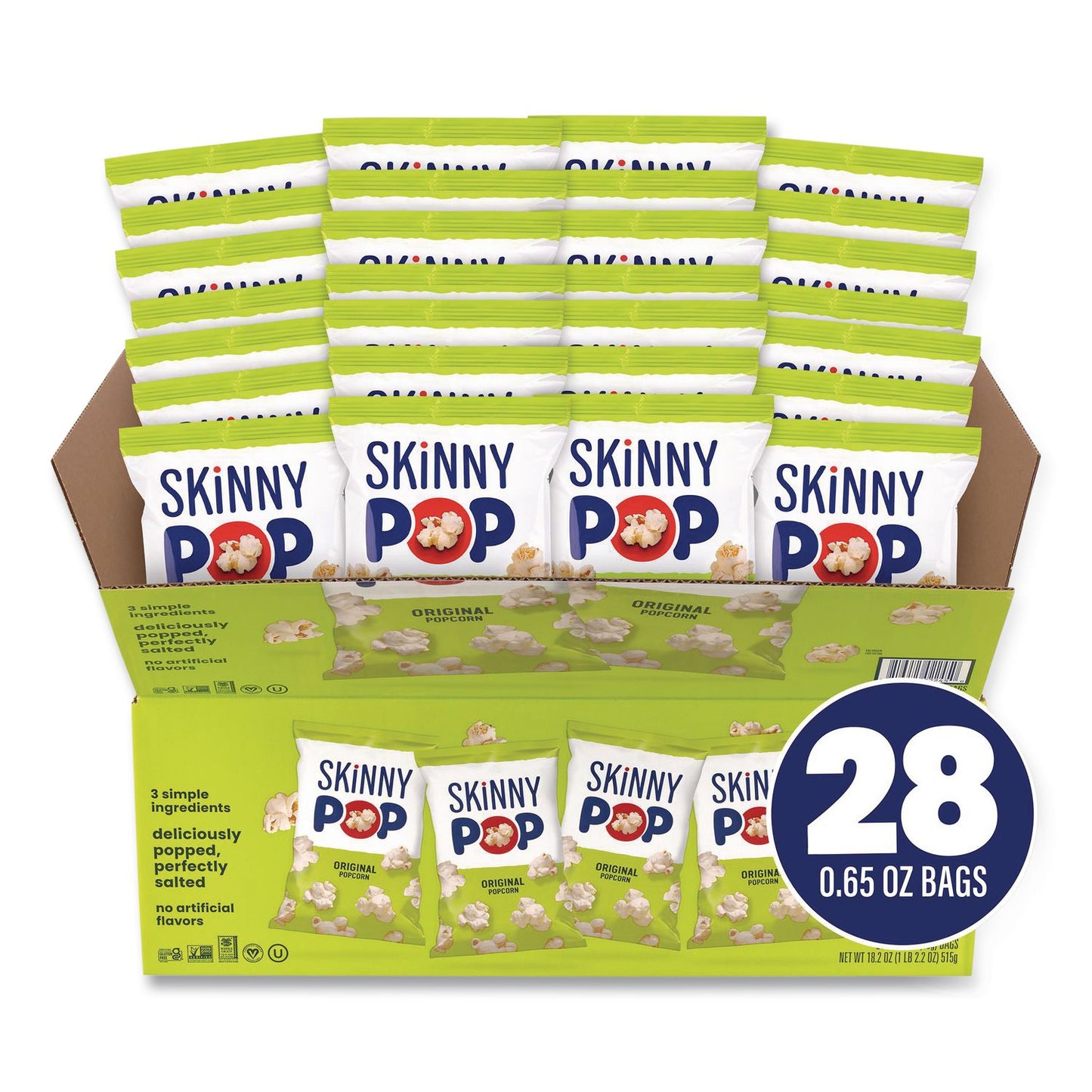 Popcorn, Original, 0.65 oz Bag, 24/Carton