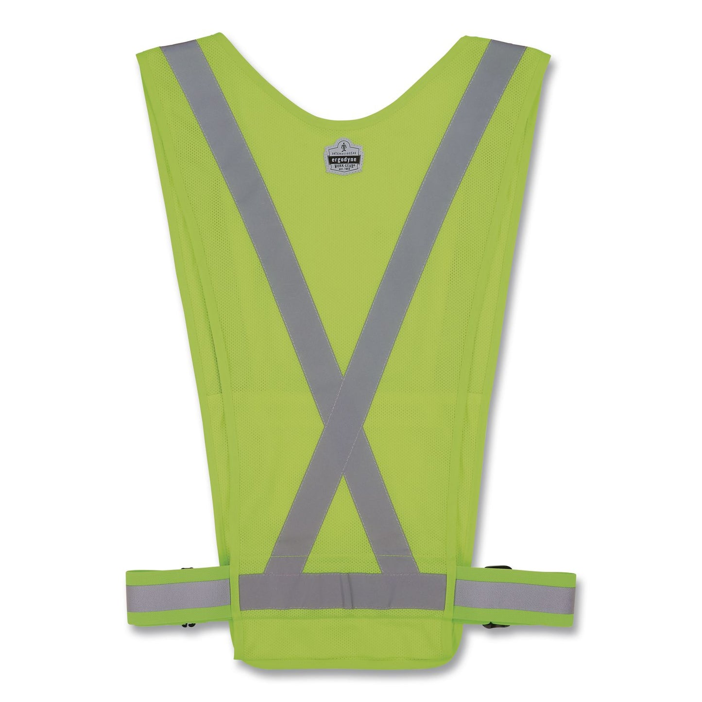 GloWear 8045X Hi-Vis Safety Vest, Polyester, One Size Fits Most, Lime
