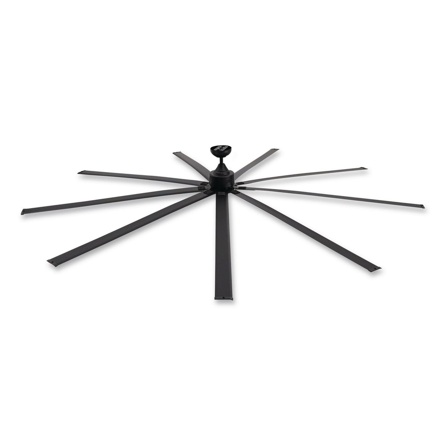 Industrial Ceiling Fan, 108", 6 Speeds, 20,000 CFM, Black