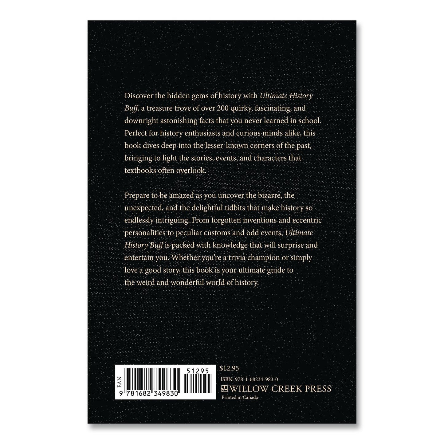 Ultimate History Buff Softcover Book, Paperback, 112 Pages