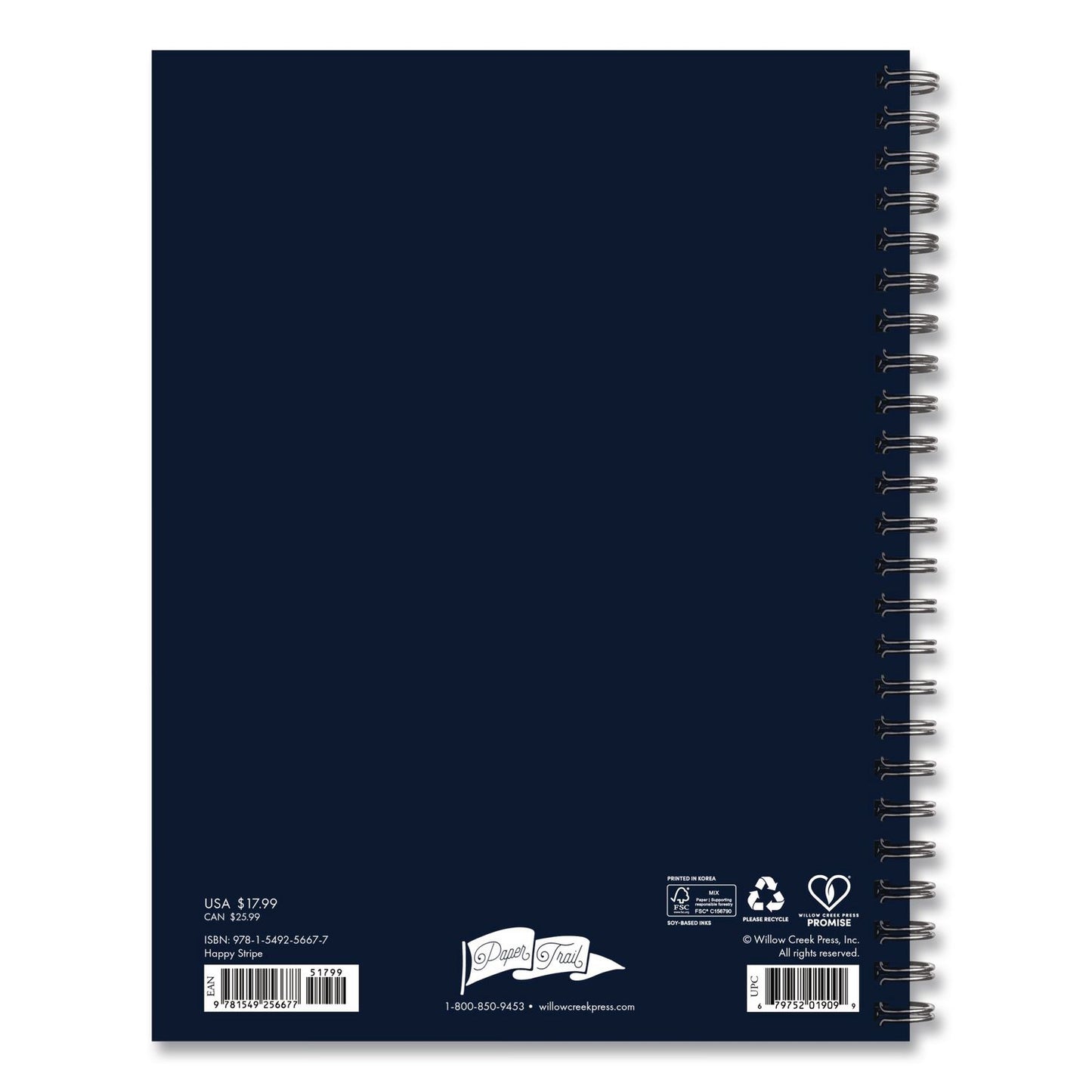 Happy Stripe Weekly/Monthly Planner, 8.5 x 6,5, Multicolor Cover, 12-Month (Jan to Dec): 2026