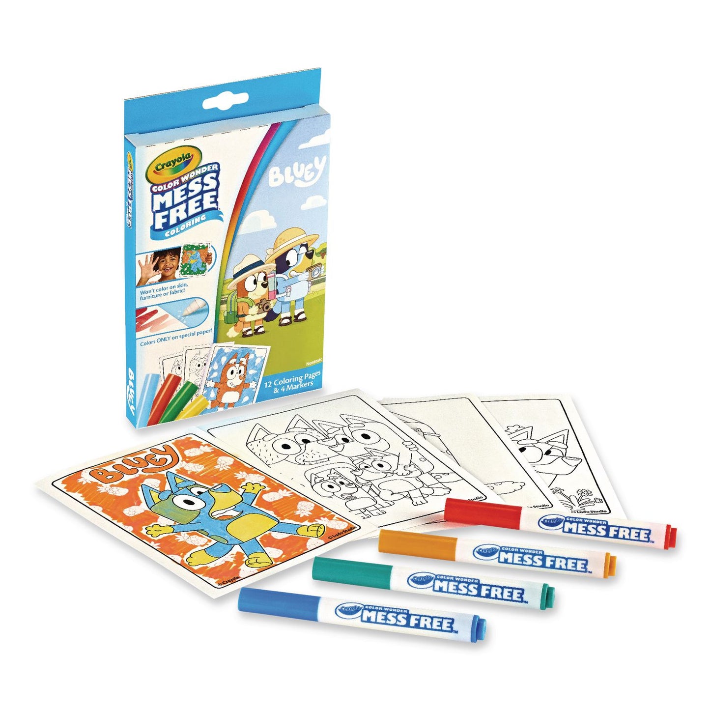 Color Wonder Bluey Mini Box Set, Ages 3 and Up, 12 Pages