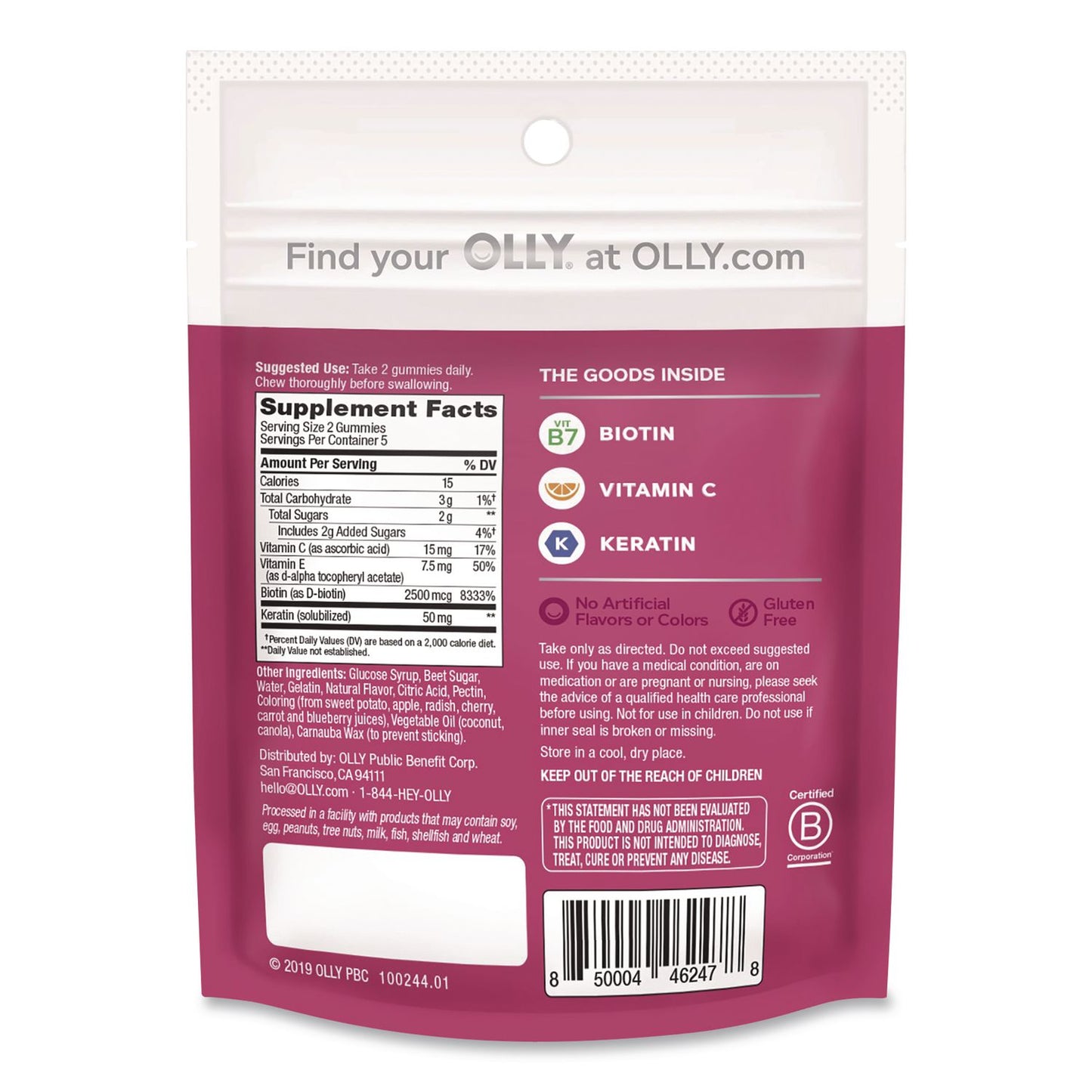 Active Immunity + Elderberry Gummy, Berry Brave, 9/Pack