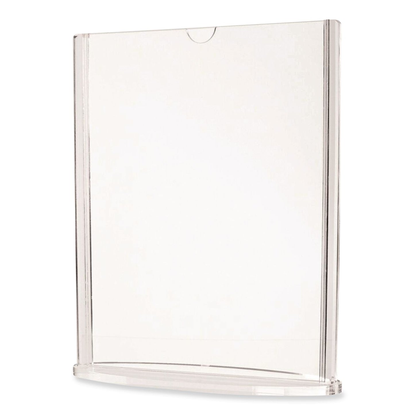 Tabletop Sign and Menu Holder, 5 x 7 Insert, Clear
