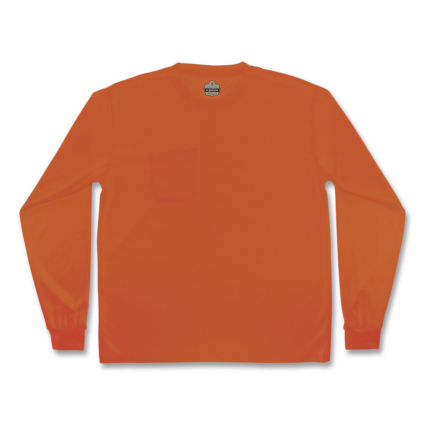 GloWear 8093 Non-Certified Essential Hi-Vis Long Sleeve T-Shirt, Large, Orange