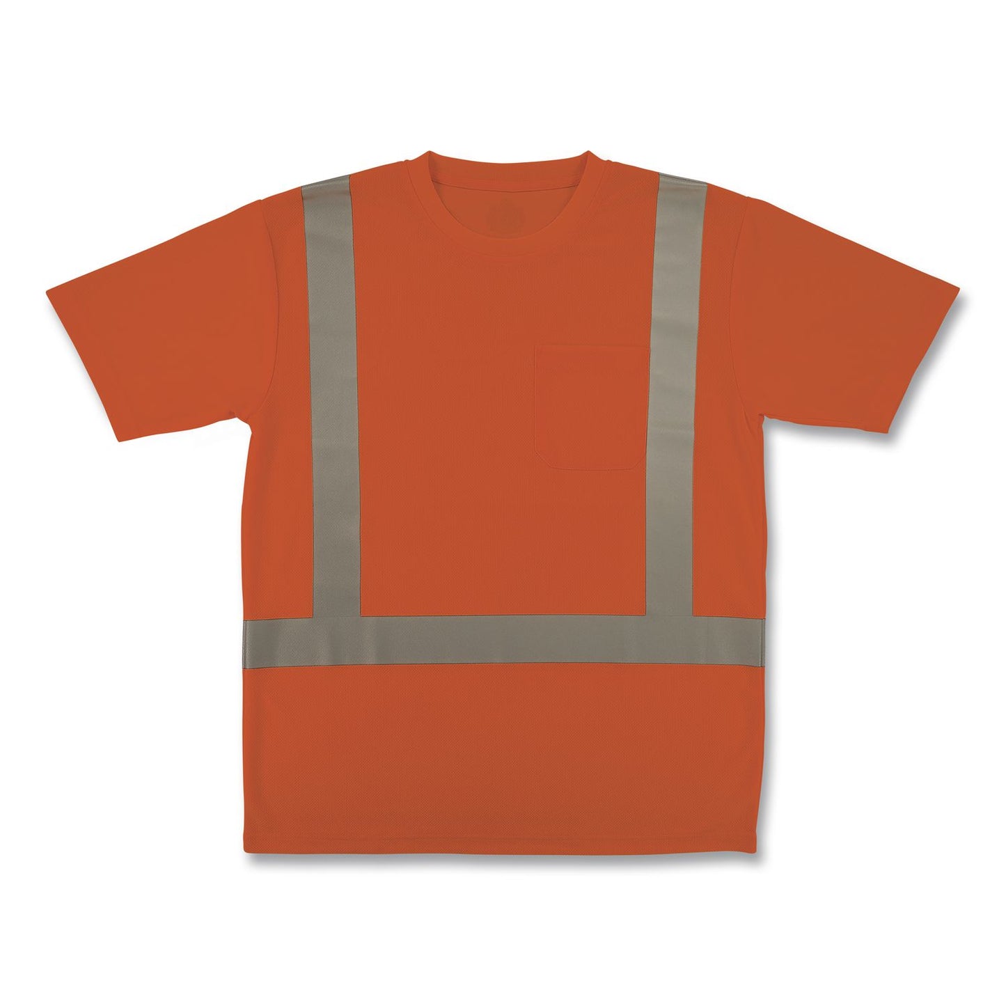 GloWear 8282 Class 2 Essential Hi-Vis T-Shirt, X-Large, Orange