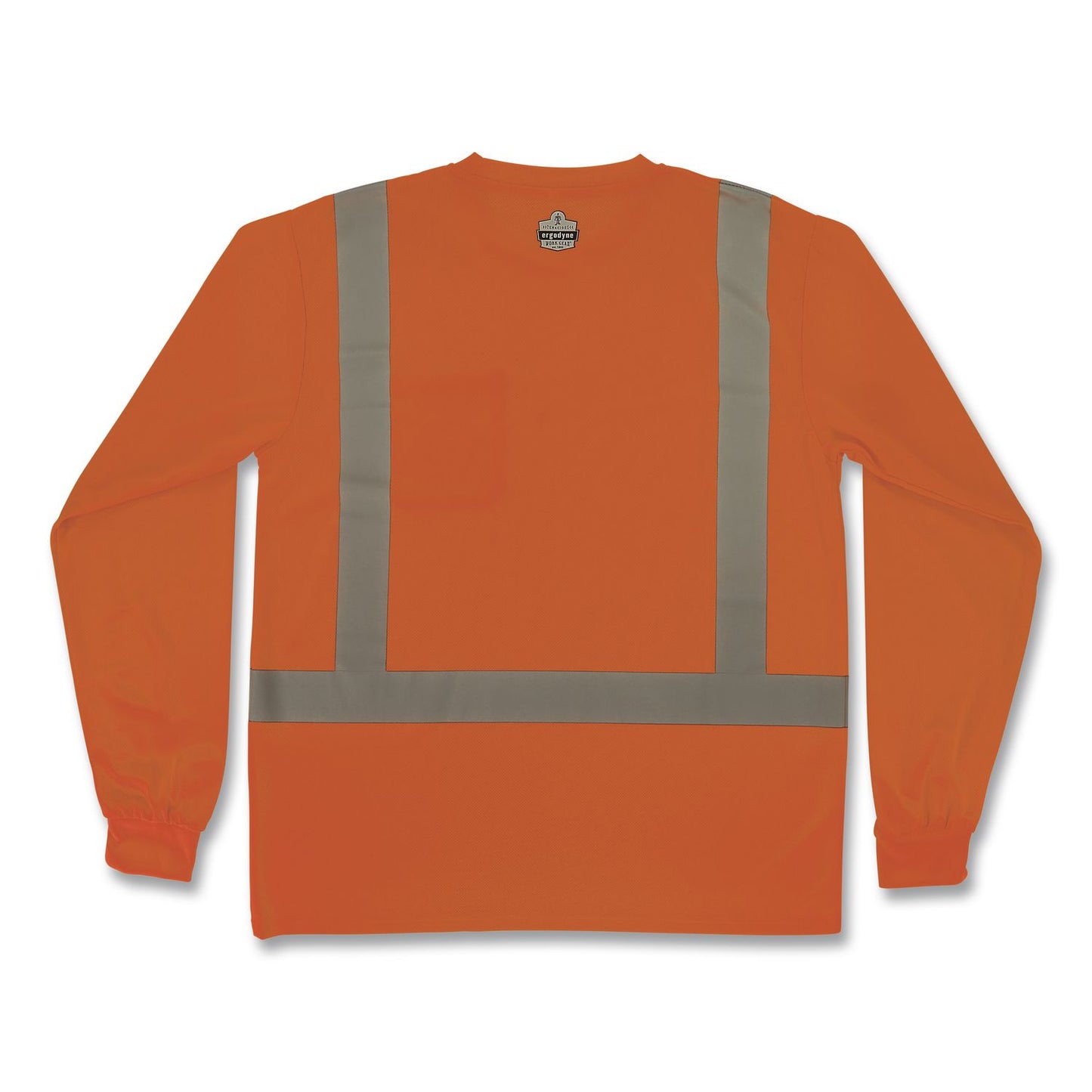 GloWear 8284 Class 2 Essential Hi-Vis Long Sleeve T-Shirt, 3X-Large, Orange