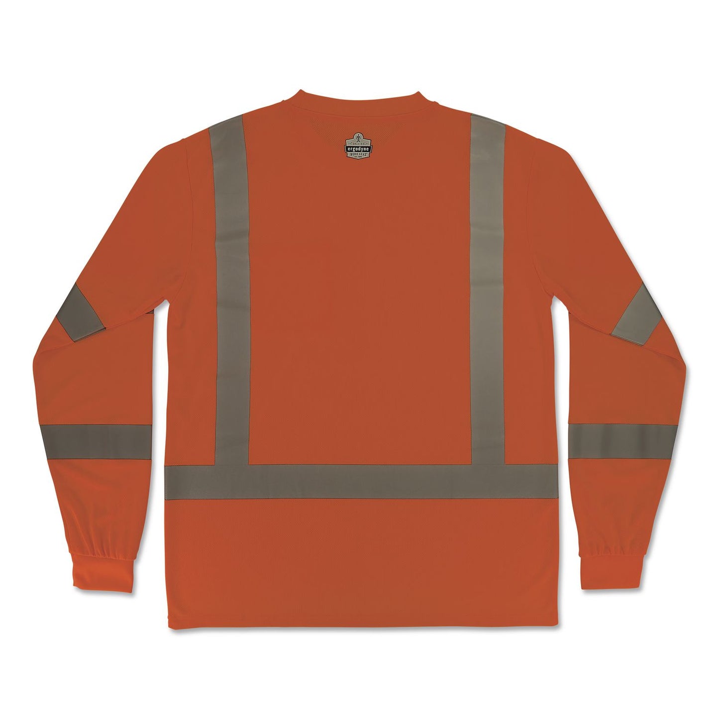 GloWear 8368 Class 3 Essential Hi-Vis Long Sleeve T-Shirt, X-Large, Orange
