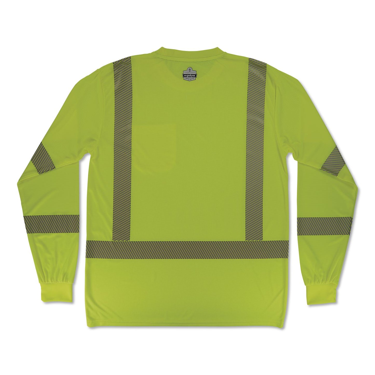 GloWear 8370 Class 3 Performance Hi-Vis Long Sleeve T-Shirt, 4X-Large, Lime