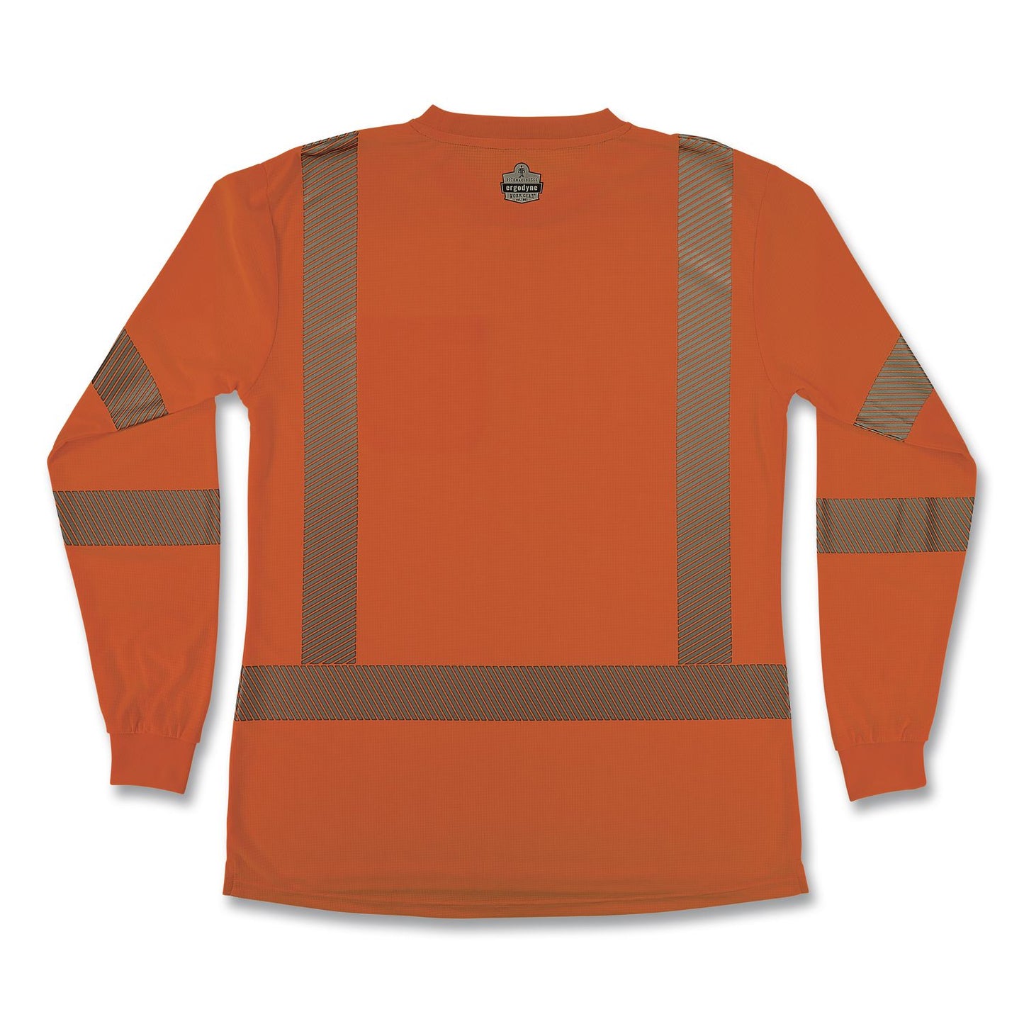GloWear 8387 Class 3 Women's Performance Hi-Vis Long Sleeve T-Shirt, Large, Orange