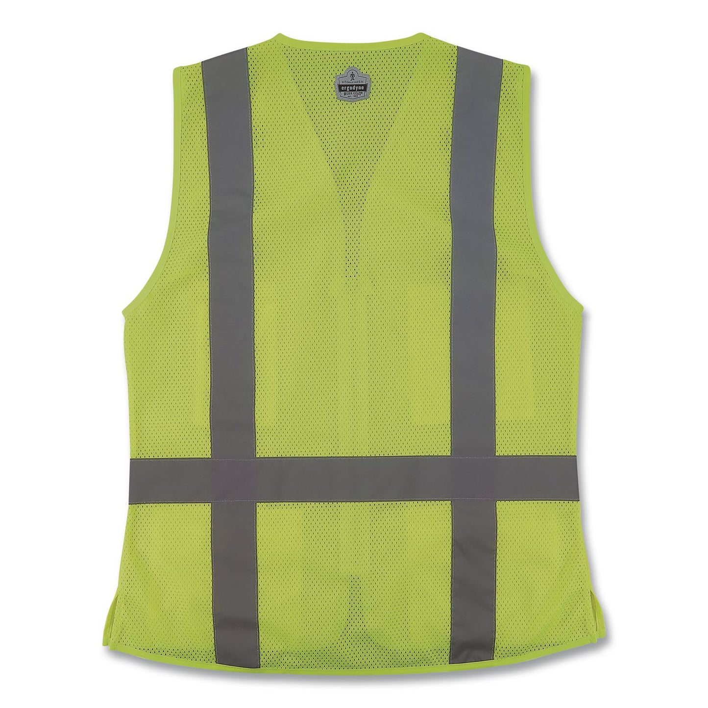 GloWear 8247ZW-S Class 2 Women's Hi-Vis Surveyor Vest with Zipper, Polyester, 2X-Large, Lime