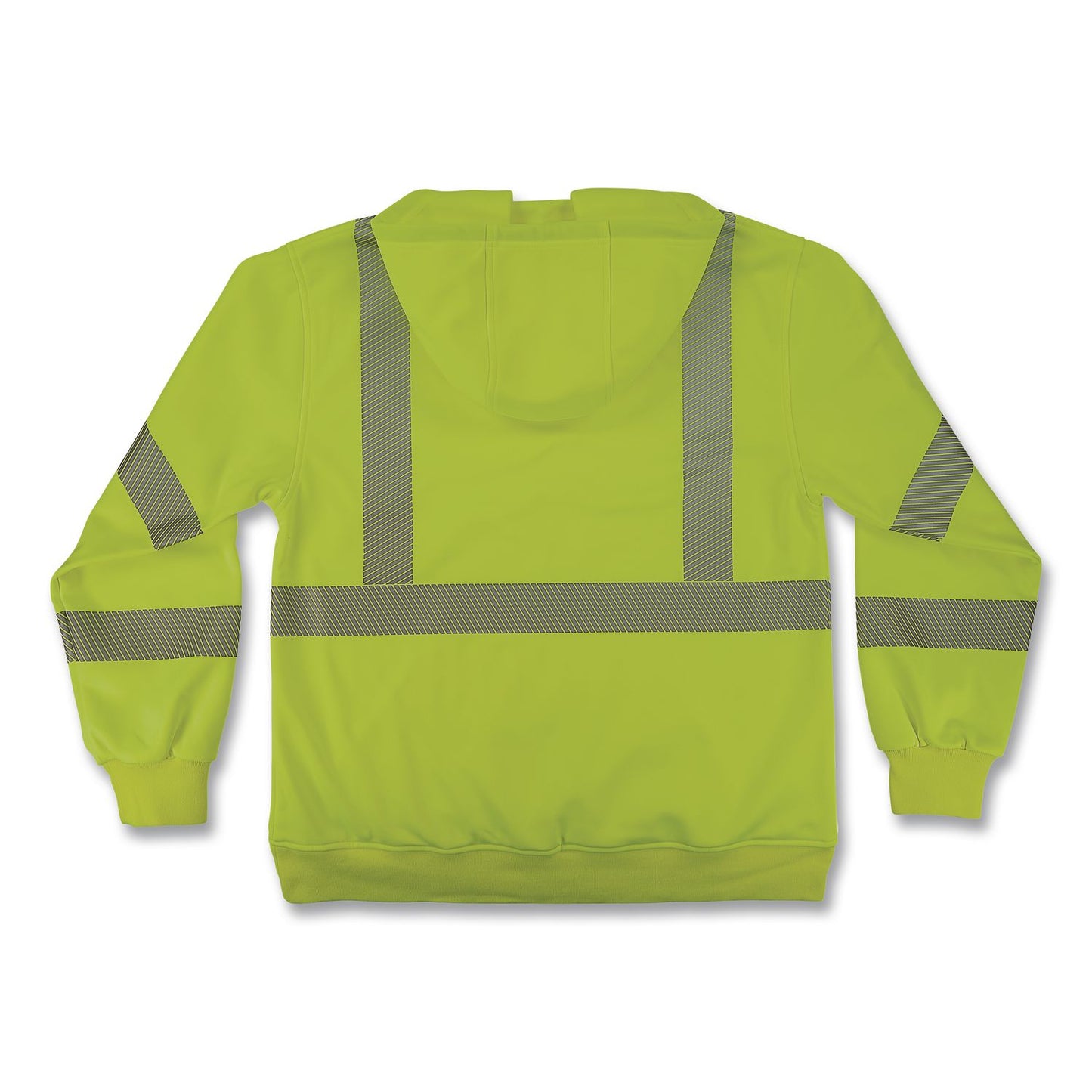 GloWear 8304W Class 3 Women's Performance Hi-Vis Hooded Sweatshirt, 3X-Large, Lime
