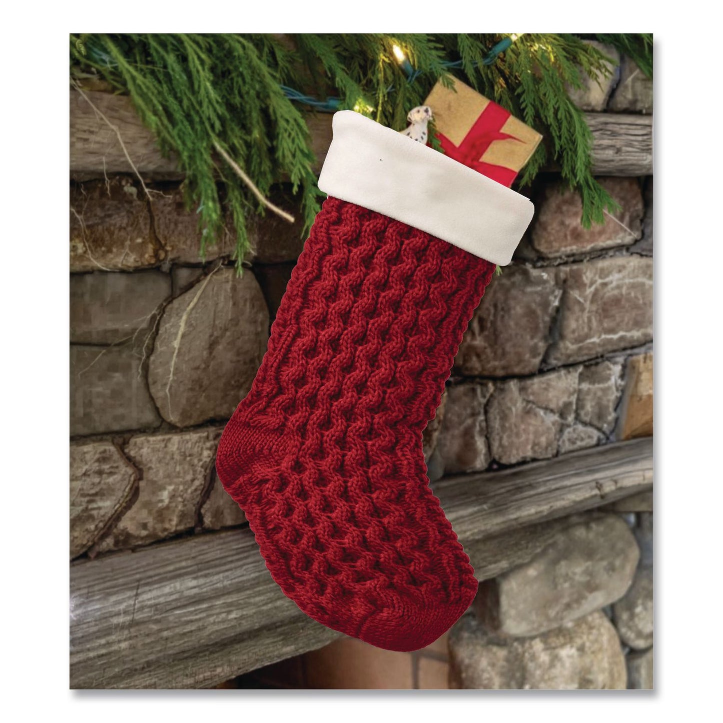 STOCKINGS,XMAS,RED