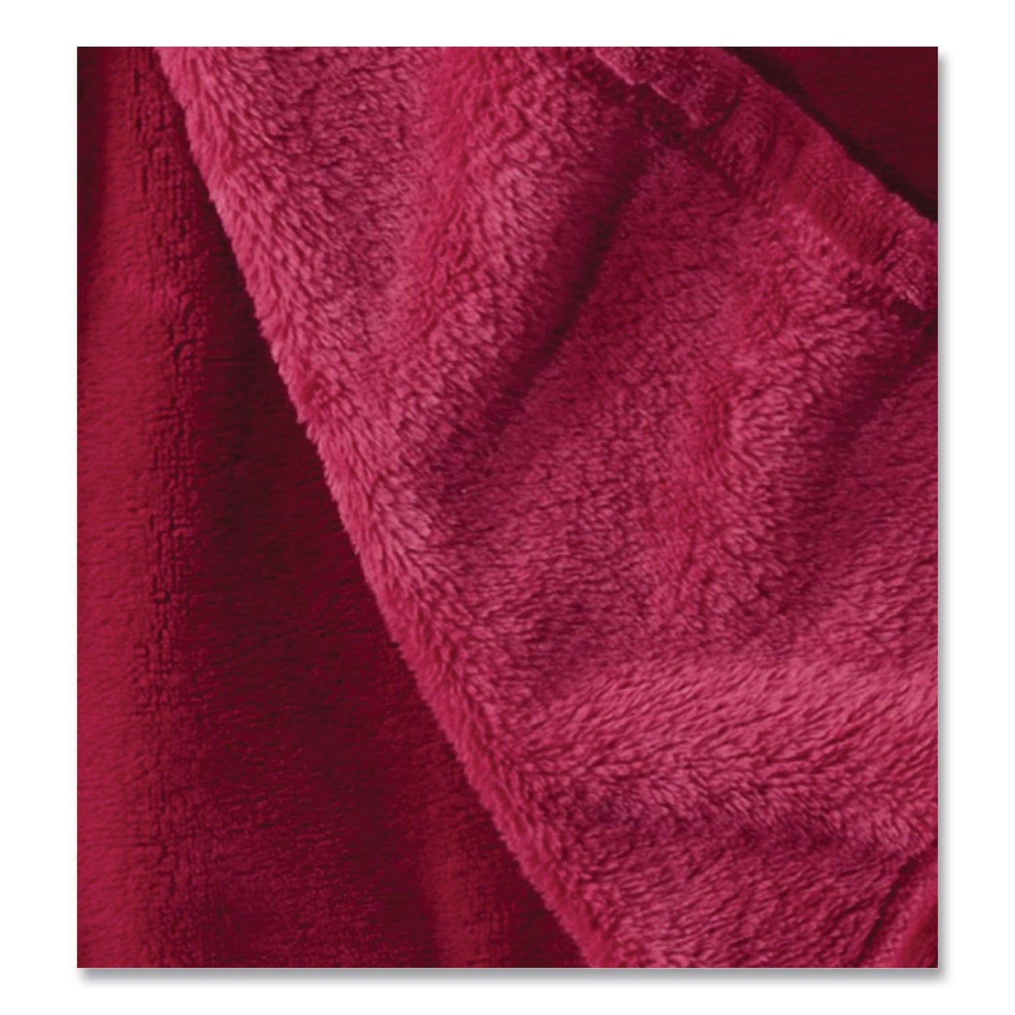 Wicket Plush Throw, 50 x 60, Mountain Red