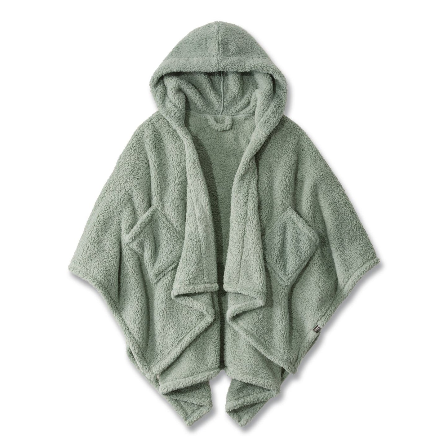 Cozy Sherpa Wearable Throw, 58 x 60, Silver Sage