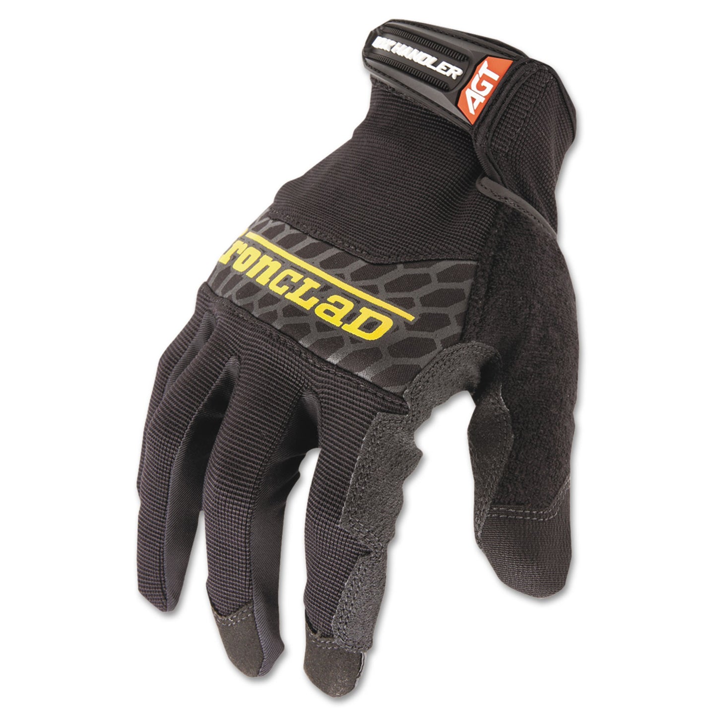 Box Handler Gloves, EN388: 3131, 9" Long, Large, Black, Pair