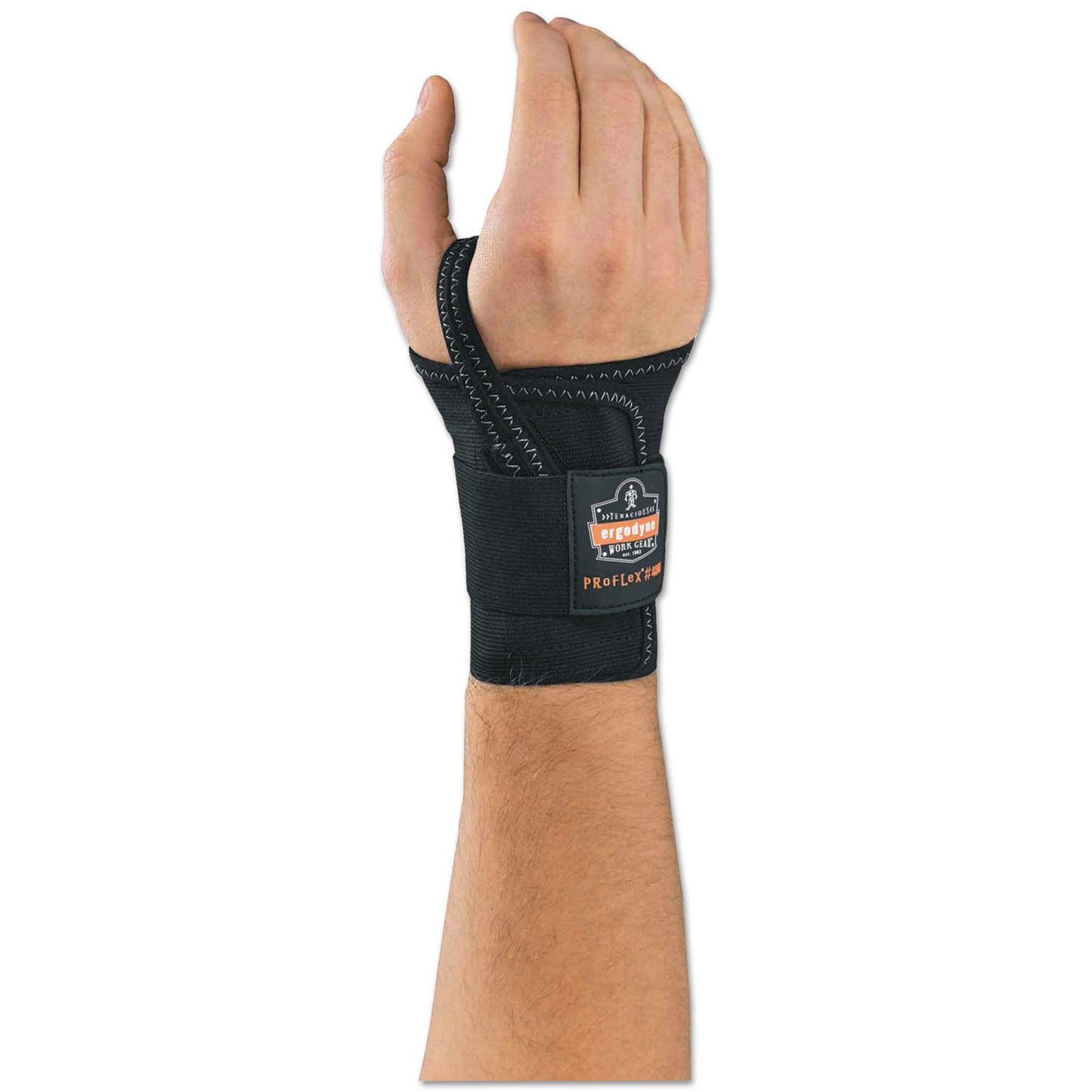 ProFlex 4000 Single Strap Wrist Support, X-Large, Fits Left-Hand, Black