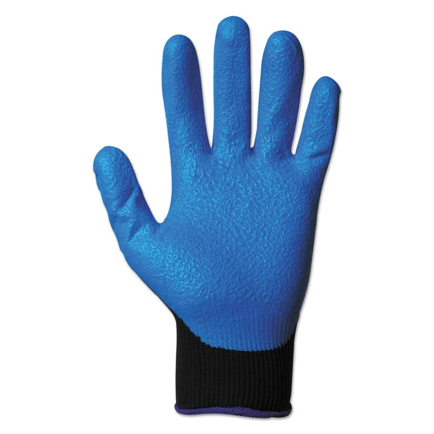 G40 Foam NITRILE Coated Gloves, EN388: 3121X, 8.66" Long, Small (Size 7), Blue/Black, 12 Pairs