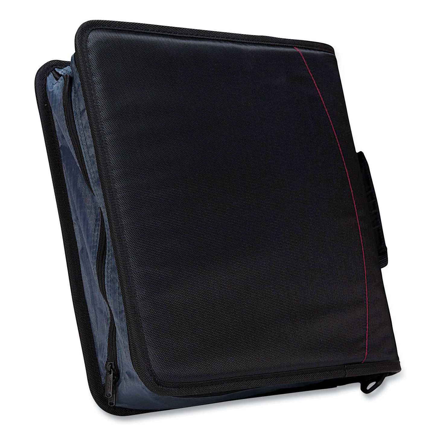 Mighty Zip Tab Binder, 3 Rings, 3" Capacity, 11 X 8.5, Black