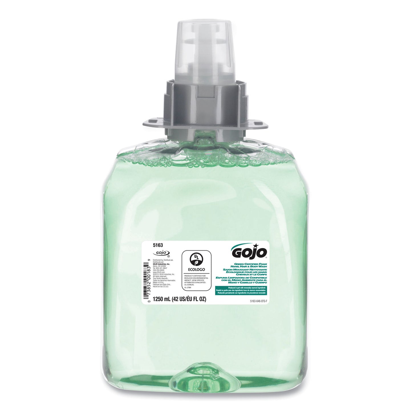 Luxury Foam Hair and Body Wash, Cucumber Melon Scent, 1,250 mL