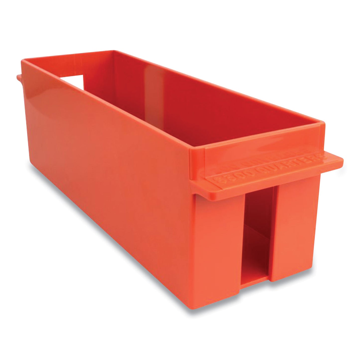 Extra-Capacity Coin Tray, Accommodates $300 in Quarters, 11.5" x 3.38" x 3.38", Orange