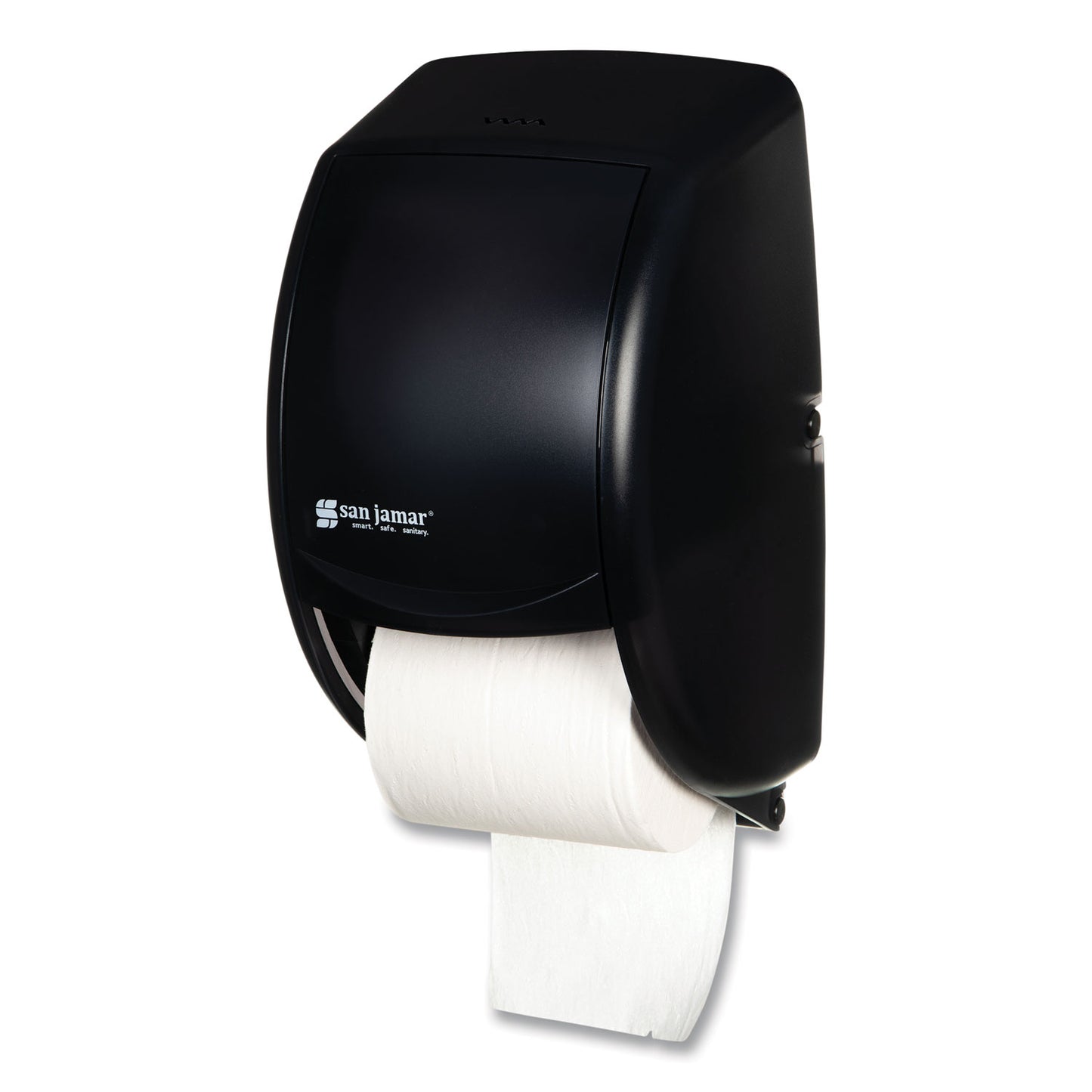 Duett Classic Standard Toilet Tissue Dispenser, 2 Roll, 7.5 x 7 x 12.75, Black Pearl
