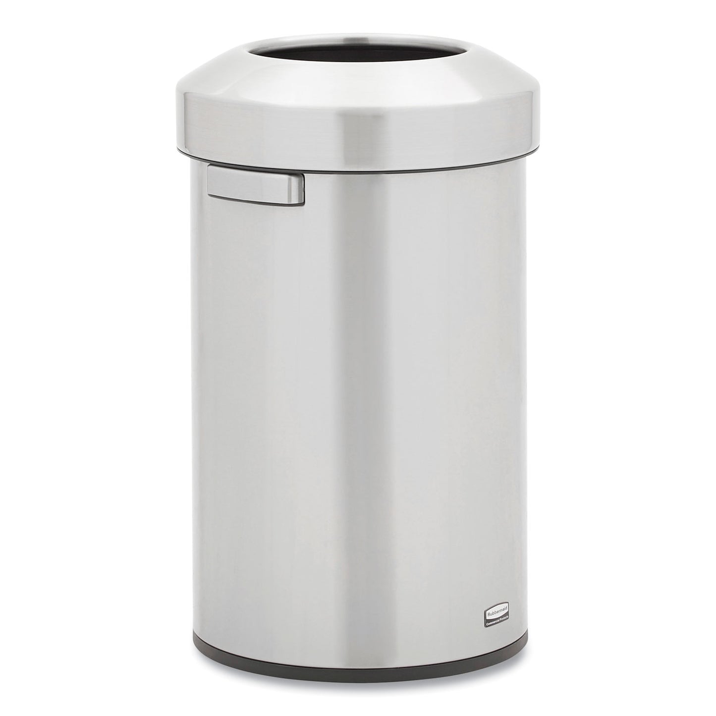 Refine Series Waste Receptacle, 16 gal, Plastic/Stainless Steel
