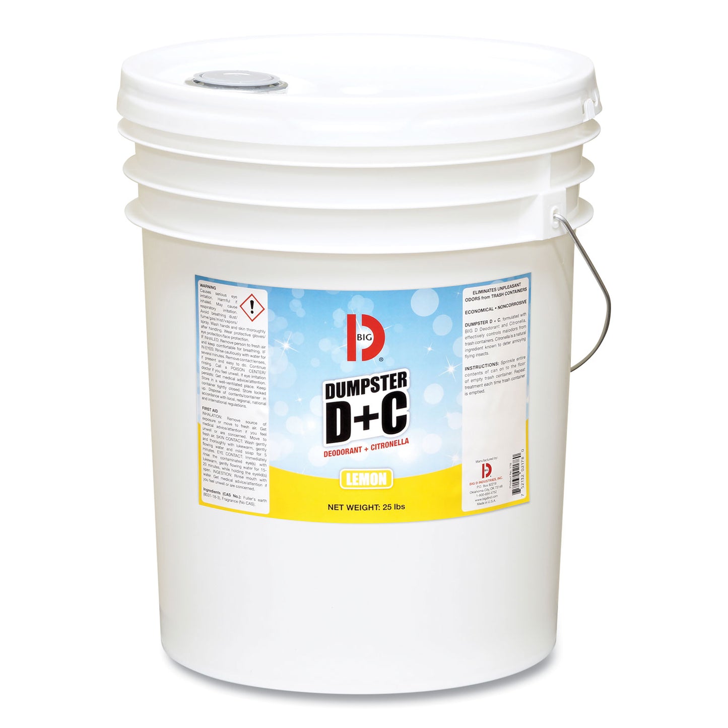 Dumpster D Plus C, 25 lbs Bucket