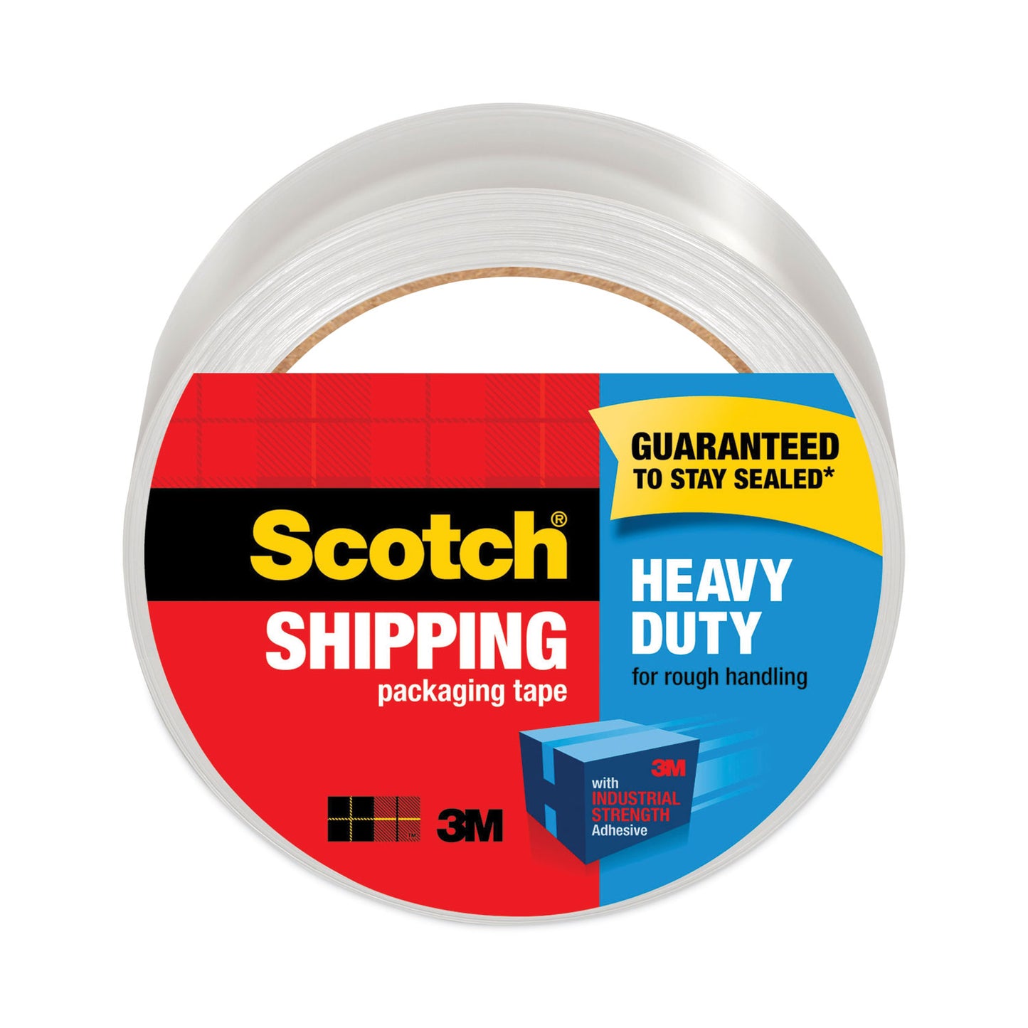 3850 Heavy-Duty Packaging Tape, 3" Core, 1.88" X 54.6 Yds, Clear