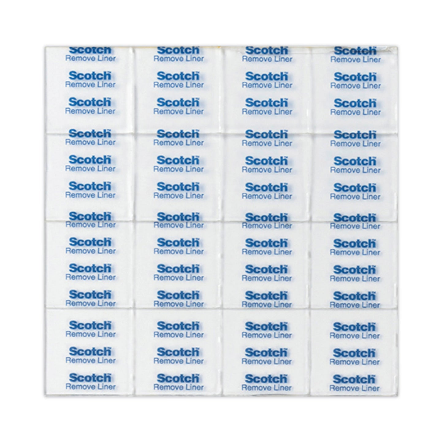 Removable Clear Mounting Squares, Holds Up to 0.17 lb, 0.69" x 0.69", Clear, 35/Pack