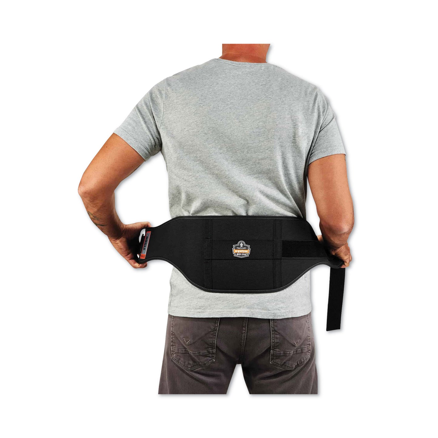 ProFlex 1500 Weight Lifters Style Back Support Belt, Large, 34" to 38" Waist, Black