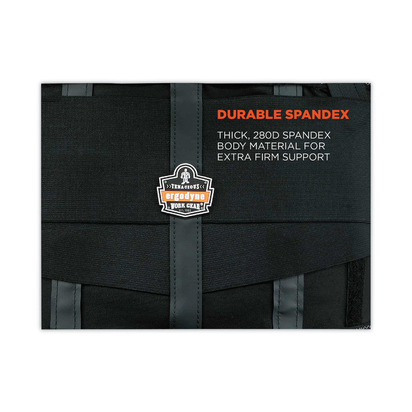 ProFlex 1100SF Standard Spandex Back Support Brace, Small, 25" to 30" Waist, Black
