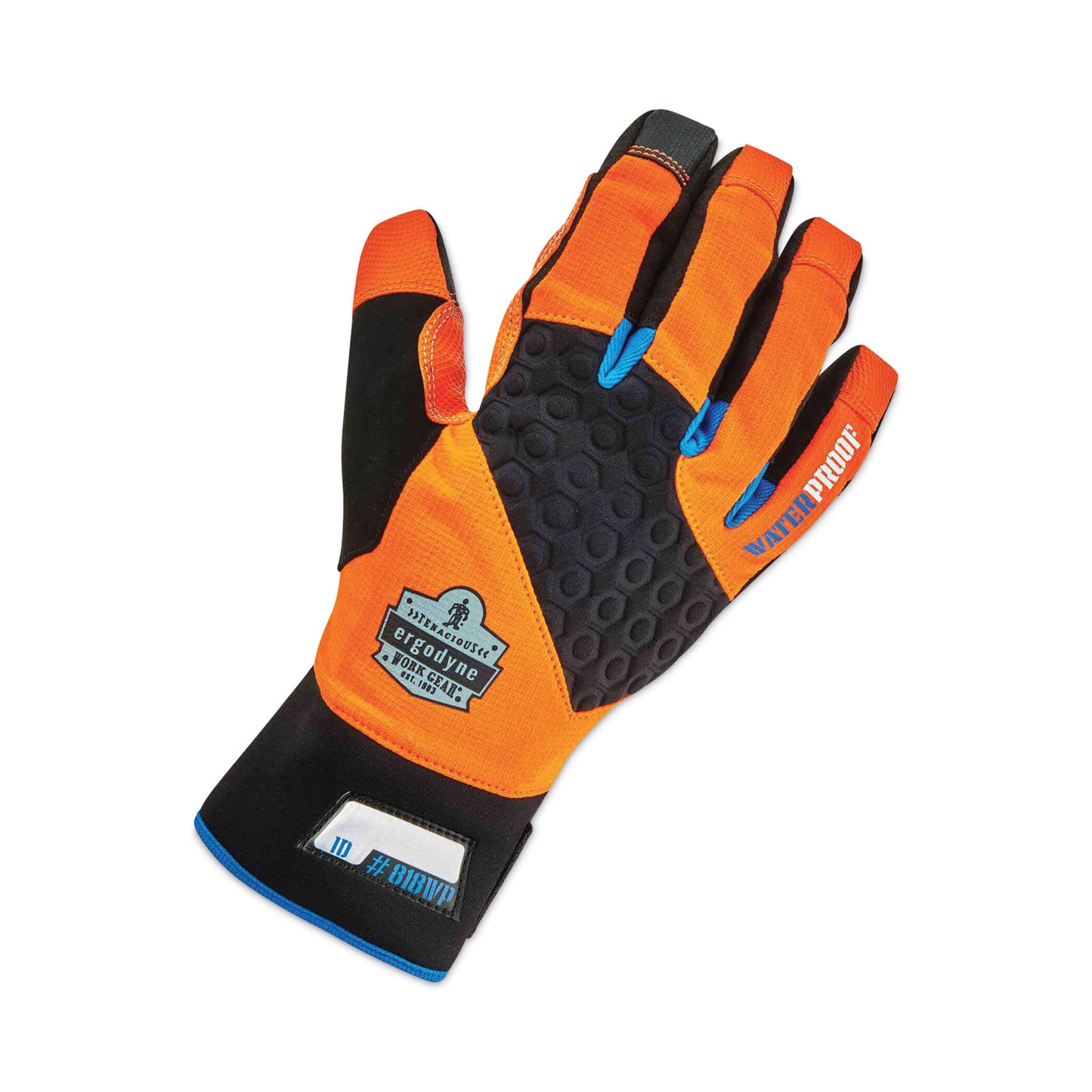 ProFlex 818WP Thermal WP Gloves with Tena-Grip, EN388: 3423X, 9" Long, XX-Large, Orange, Pair