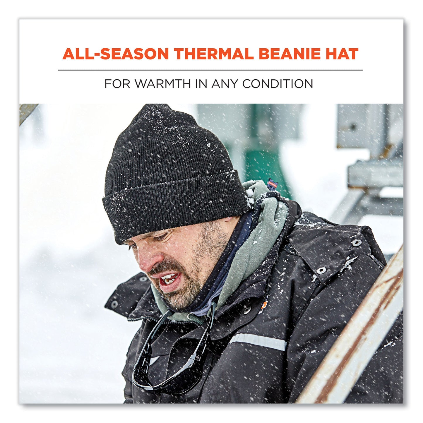 N-Ferno 6806 Cuffed Rib Knit Winter Hat, Acrylic, One Size Fits Most, Lime