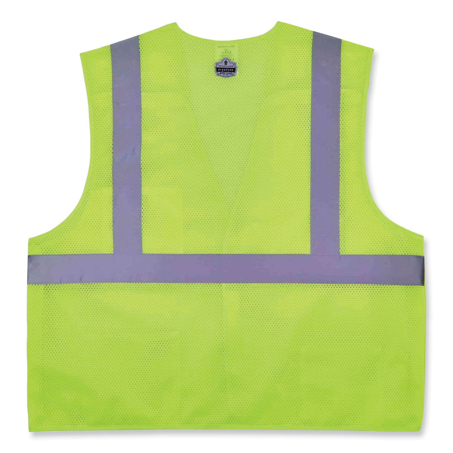 GloWear 8217BA Class 2 Breakaway Mesh Vest, Polyester, 2X-Large/3X-Large, Lime