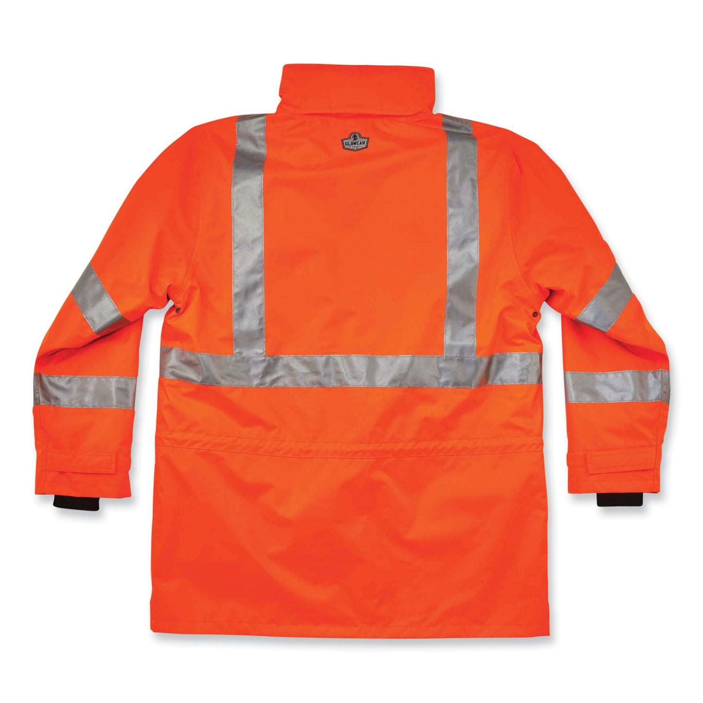GloWear 8385 Class 3 Hi-Vis 4-in-1 Jacket, Medium, Orange