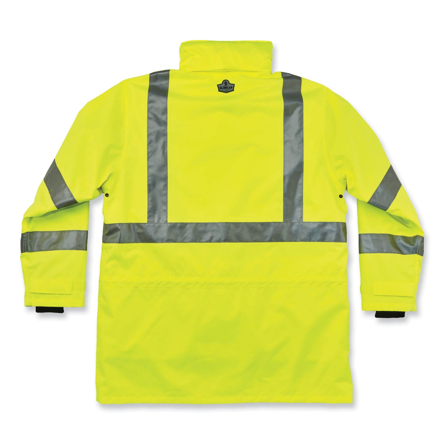 GloWear 8385 Class 3 Hi-Vis 4-in-1 Jacket, Small, Lime